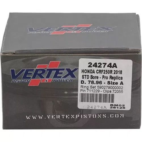Vertex High Compression Forged Piston Kit Honda CRF 250 R (2018) 24274A 78.96