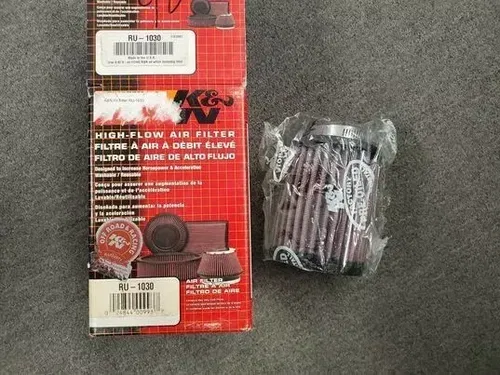 NOS OEM STILL FACTORY SEALED IN PLASTIC K&N HIGH FLOW AIR FILTER RU-1030