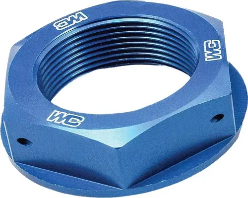 Genuine Works Connection Steering Stem Nut Blue 24-340 Suzuki RMZ250/450 2007-18