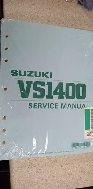 SUZUKI 99500-39153-03E VS1400 SERVICE MANUAL 1990