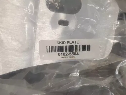 BRAND NEW DEVOL SKID PLATE 0102-5504 NOS WPS# 60-7408