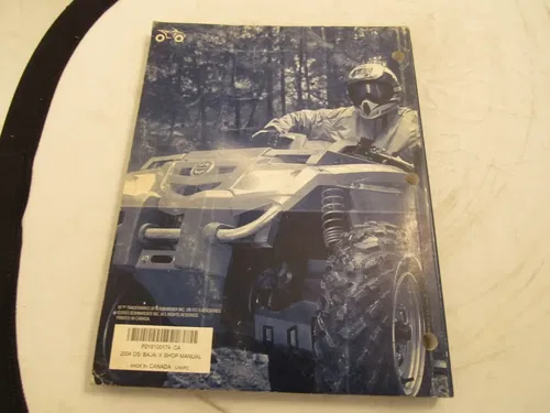 2004 BOMBARDIER DS650 SHOP MANUAL/ PART# 219100174