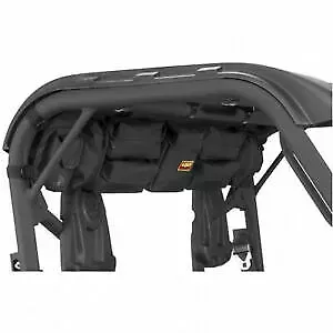 QUADBOSS - 156635 - POLARIS RZR 900 UTV ROLL CAGE ORGANIZER, BLACK