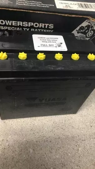 YUASA YUMICRON - YB16HL-A-CX - YUAM2H16C CONVENTIONAL 12-VOLT DRY BATTERY