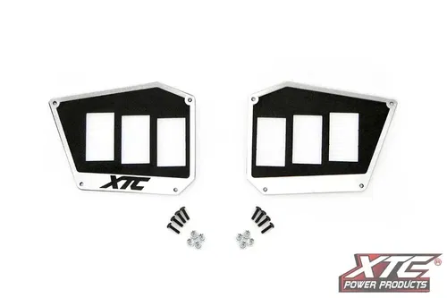 XTC POWER PRODUCTS 6 SWITCH MOUNTING PLATE POL/ SP-6SW-18RZR