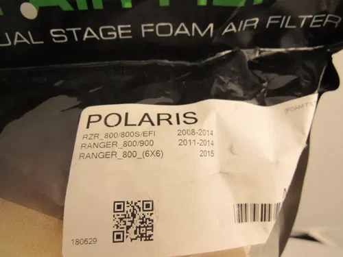 NO TOIL Foam Air Filter For 2009-2014 RZR 800 S Polaris NT 315-17 NOS In Package