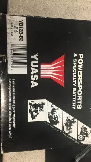 YUASA YUMICRON - YB12B-B2 - YUAM221B2 CONVENTIONAL 12-VOLT DRY BATTERY