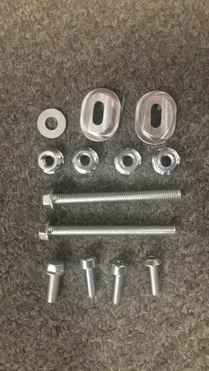 TM DESIGNWORKS HCP-6SK-RD  HONDA FACTORY EDITION #1 REAR SLIDE N GUIDE KIT, RED