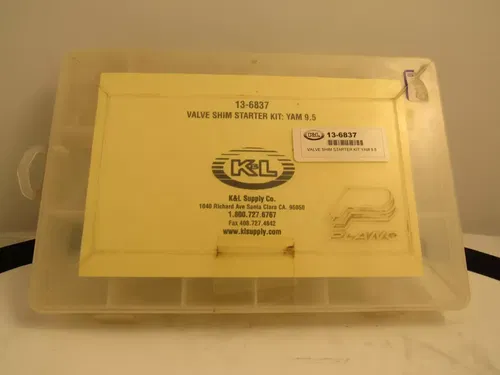 Brand New K&L VALVE SHIM KIT Yamaha 13-6837 9.5MM (1.35MM-1.80MM) 113-6837 NOS