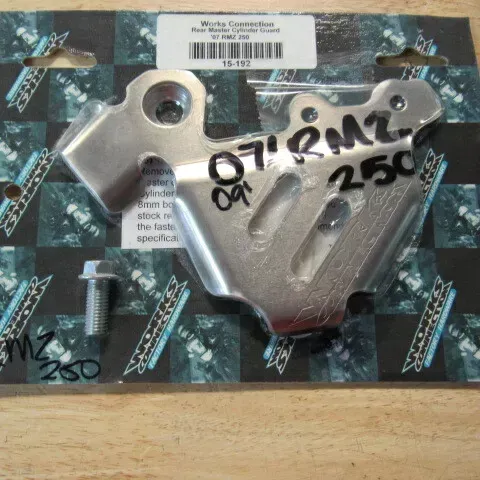 WORKS CONNECTION 15-192 REAR MASTER CYLINDER GUARD 07 RMZ 250 NOS