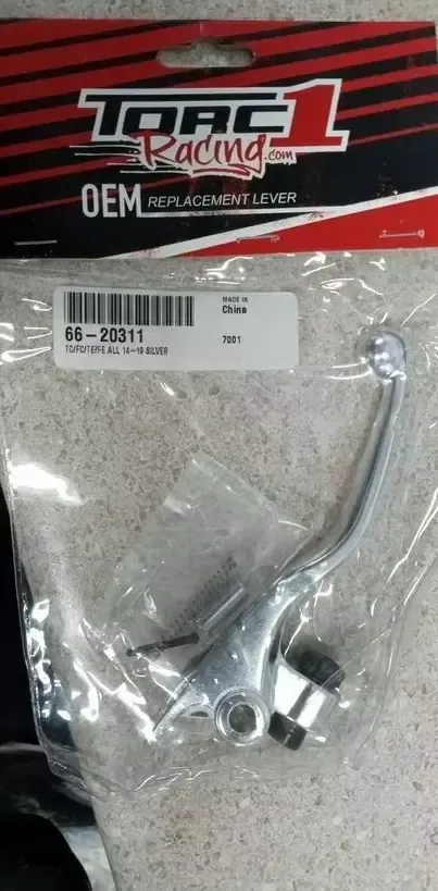 TORC1RACING - 6506-0700 -  SILVER ADJUSTABLE BRAKE LEVER