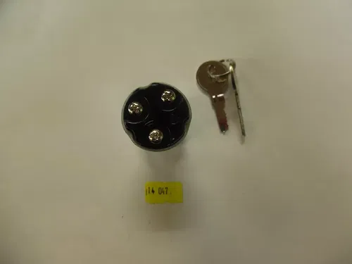 14-047 UNIVERSAL IGNITION SWITCH WITH 2 BRAND NEW KEYS, THREADED INSERT