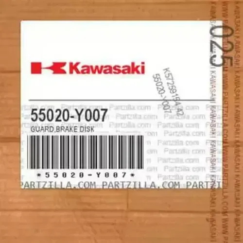 Kawasaki Brute Force 300 2020-2024 14 17-18 GUARD,BRAKE DISK 55020-Y007 OEM NEW