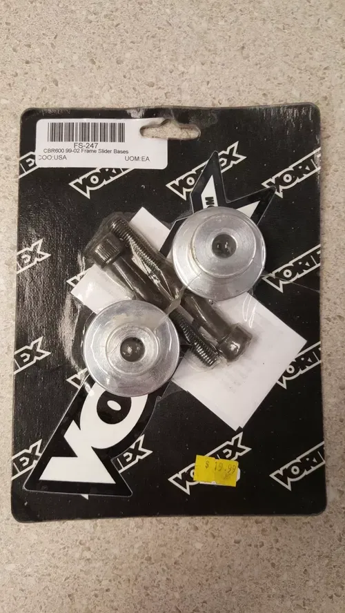 Box2 FS-247 Cbr 600 1999-2002 Frame Slider Bases Vortex New In Package NOS