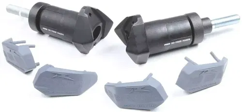 Genuine PUIG FRAME SLIDERS R12 YAMAHA FJR1300 2006-2012 BLACK New In Box NOS