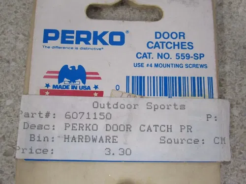 PERKO DOOR CATCH (1-1/8"x3/8") - (1-3/8"x7/8")/ PART# 0559DP