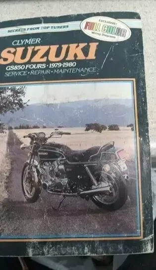 CLYMER SUZUKI GS50 FOURS 1979-1980 SERVICE REPAIR MAINTENANCE