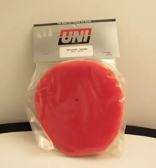 Genuine UNI NU-2437ST Suzuki Rm80 1982-1985 Multi-Stage Competition Air Filter