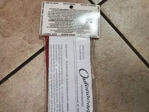 NEW RED OUTERWEARS WATER REPELLENT PRE-FILTER NOS PN# WR3600V  20-1057-03