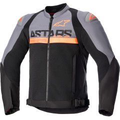 SMX Air Jacket - Dark Gray/Black/Orange Fluo - Medium