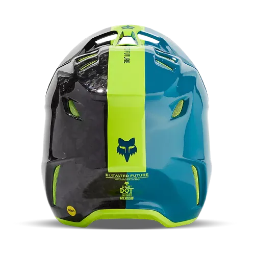 NEW FOX V3 RS HELMET - MAUI BLUE