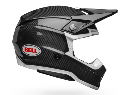 New Moto-10 Spherical Gloss Carbon White