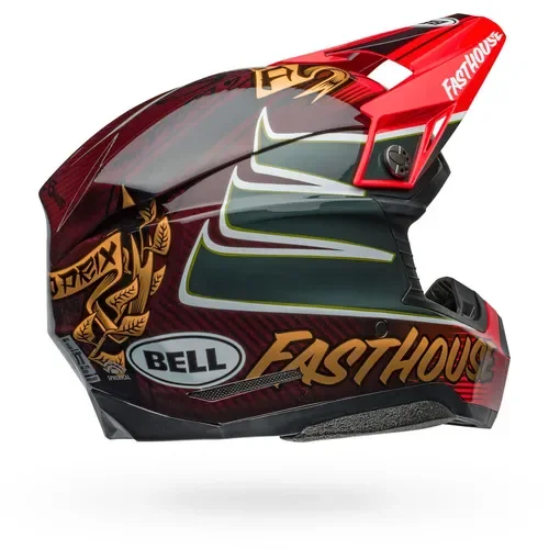 NEW BELL MOTO 10 HELMET - FASTHOUSE DID 24