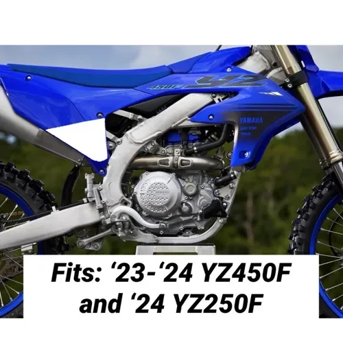 Yamaha Side Plate Grip Tape / Clear - '24 Yz250f and '23-'24 Yz450f
