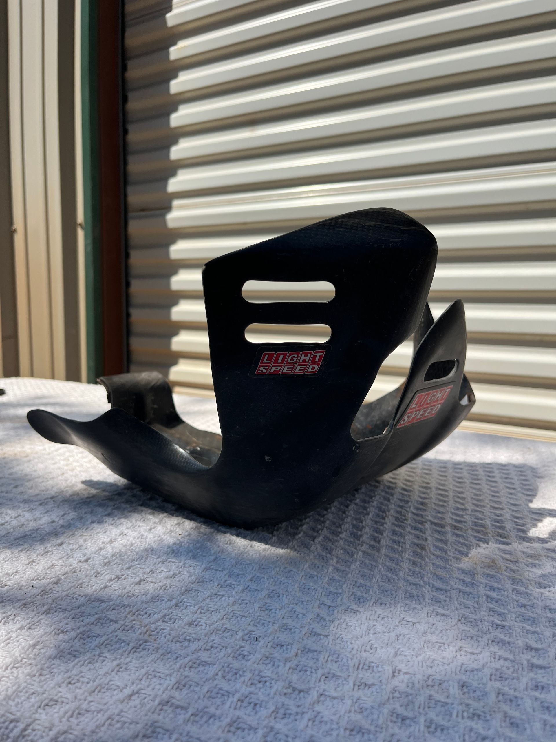 LightSpeed Full Coverage Carbon Fiber Glide Plate-Kawasaki-KX 250F-21-24