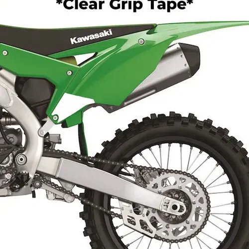 Kawasaki Side Plate Grip Tape Clear / 2017-20 Kx250 - 2016-18 Kx450 