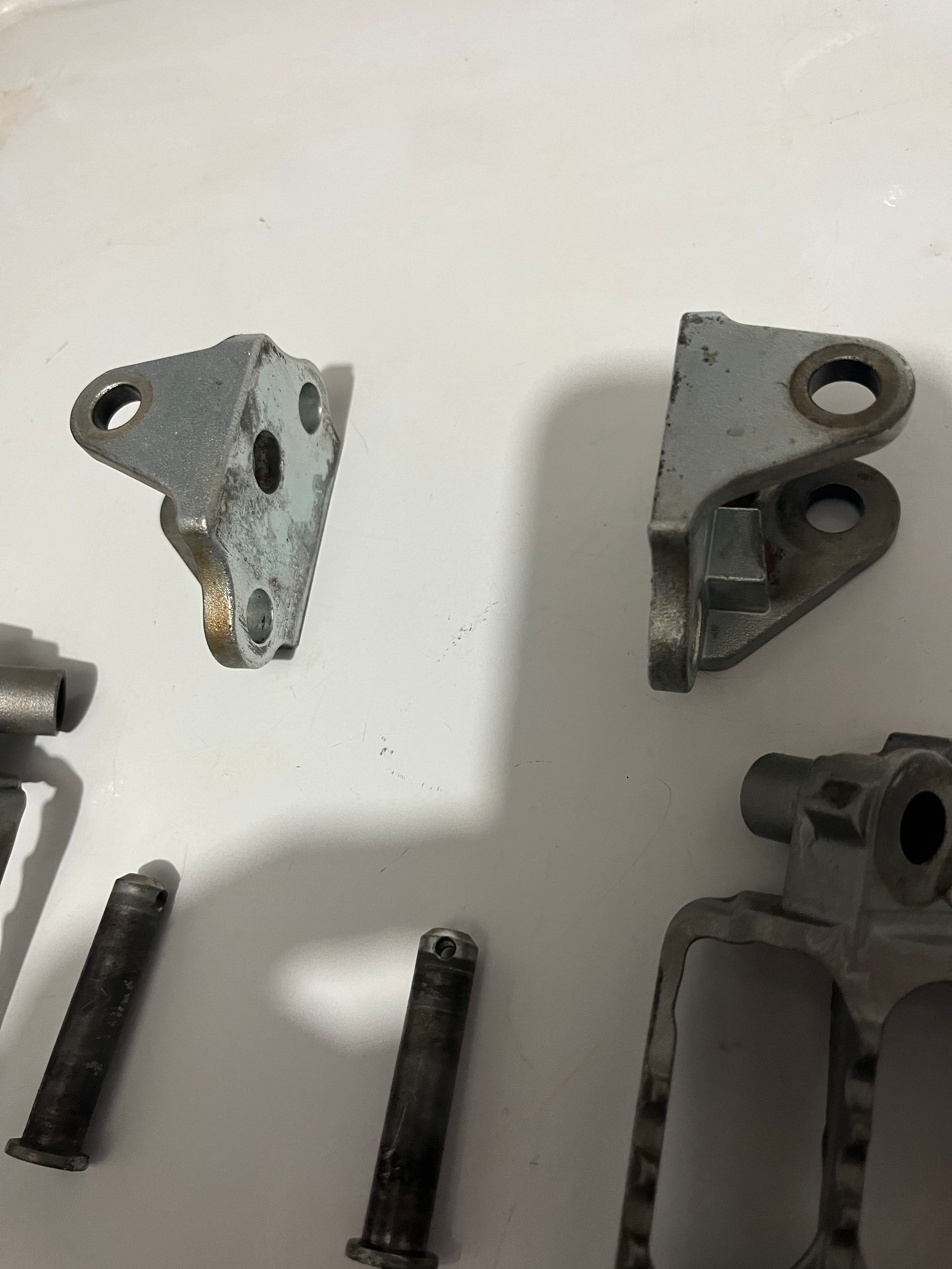 Yamaha YZ250F YZ450F 10-23 Foot Peg Mounts Brackets OEM WR250F WR450F JW