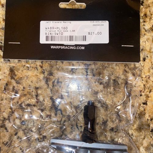Warp 9 Titanium Rim lock Set 1.60 & 2.15 Rim Size