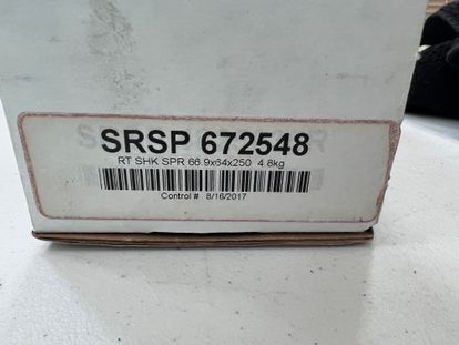 Race Tech SRSP 672548 Shock Spring - 4.8 kg/mm