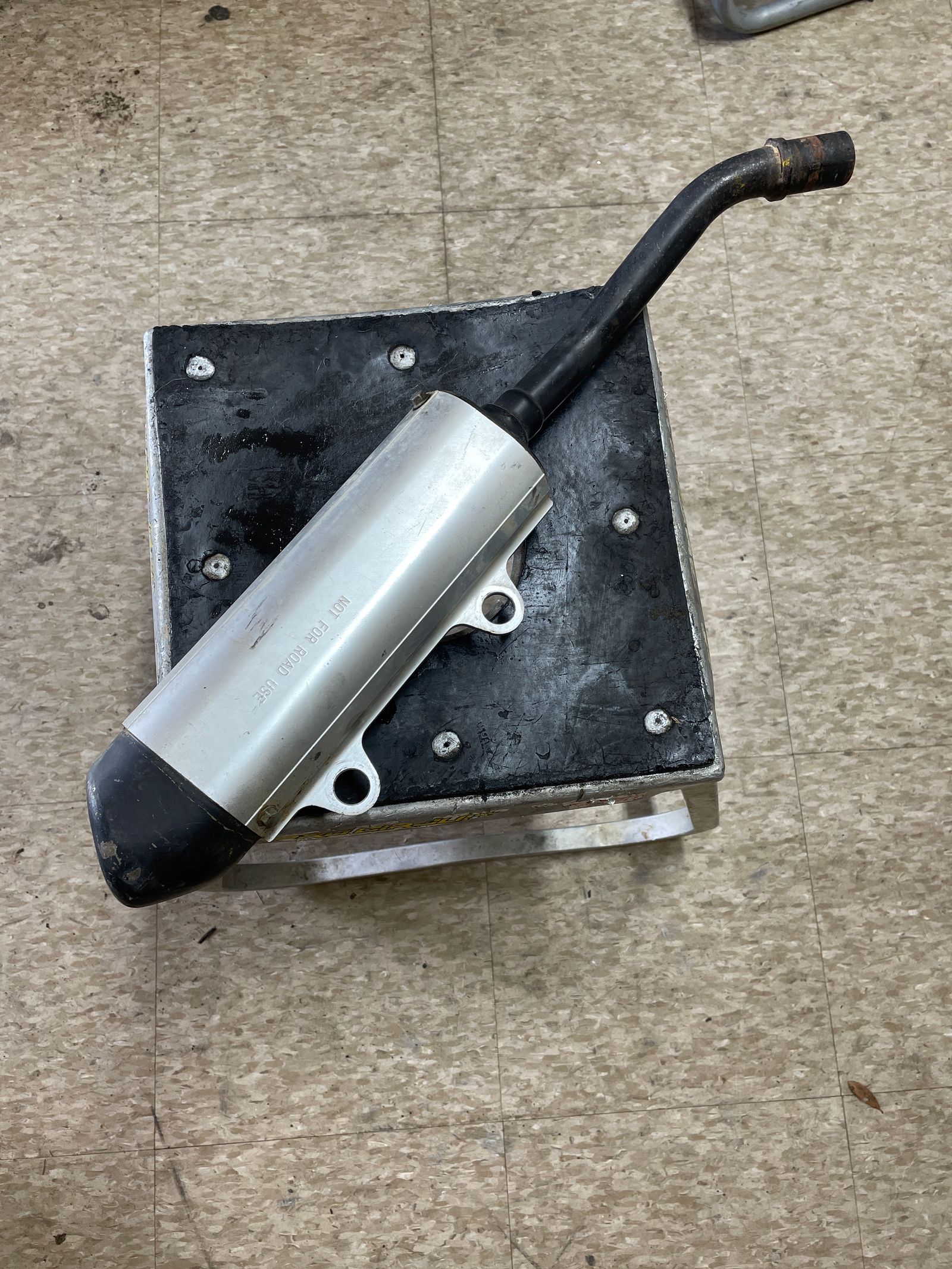 Kx125 exhaust hot sale