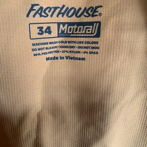 New Fasthouse Motoralls 34