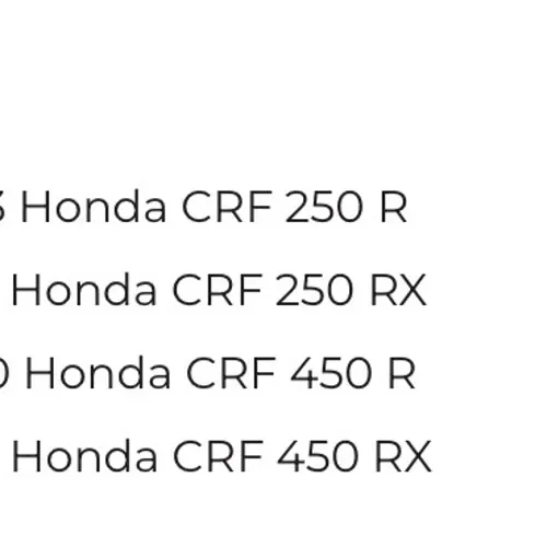NOS MSR Honda Grip Levers Set 2007+ CRF250 R/X/RX CRF450 R/X/RX 1SGHA92