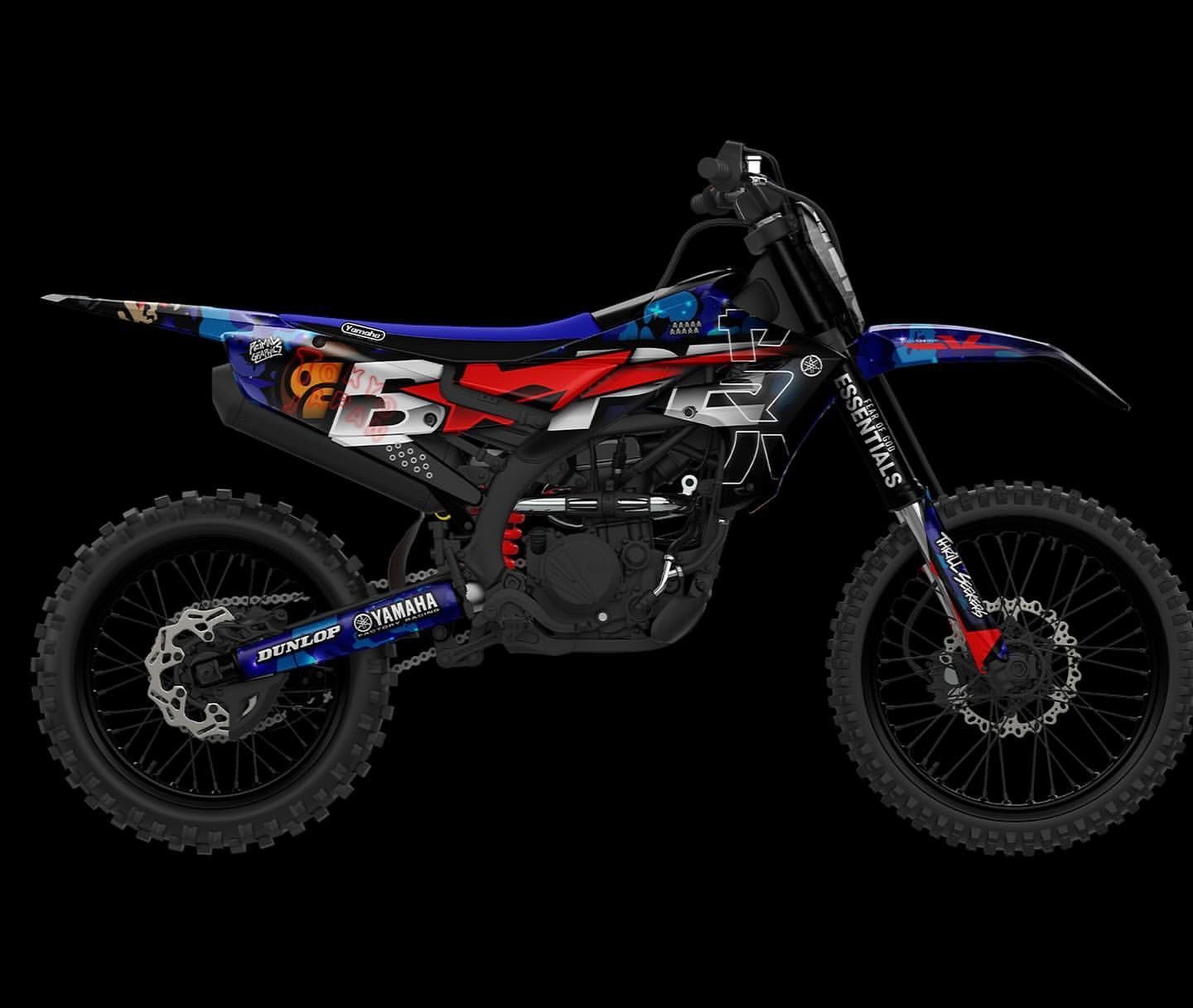 YAMAHA YZ450F BAPE GRAPHICS KIT 