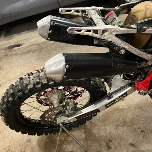 Pit bike dual exhaust new arrivals