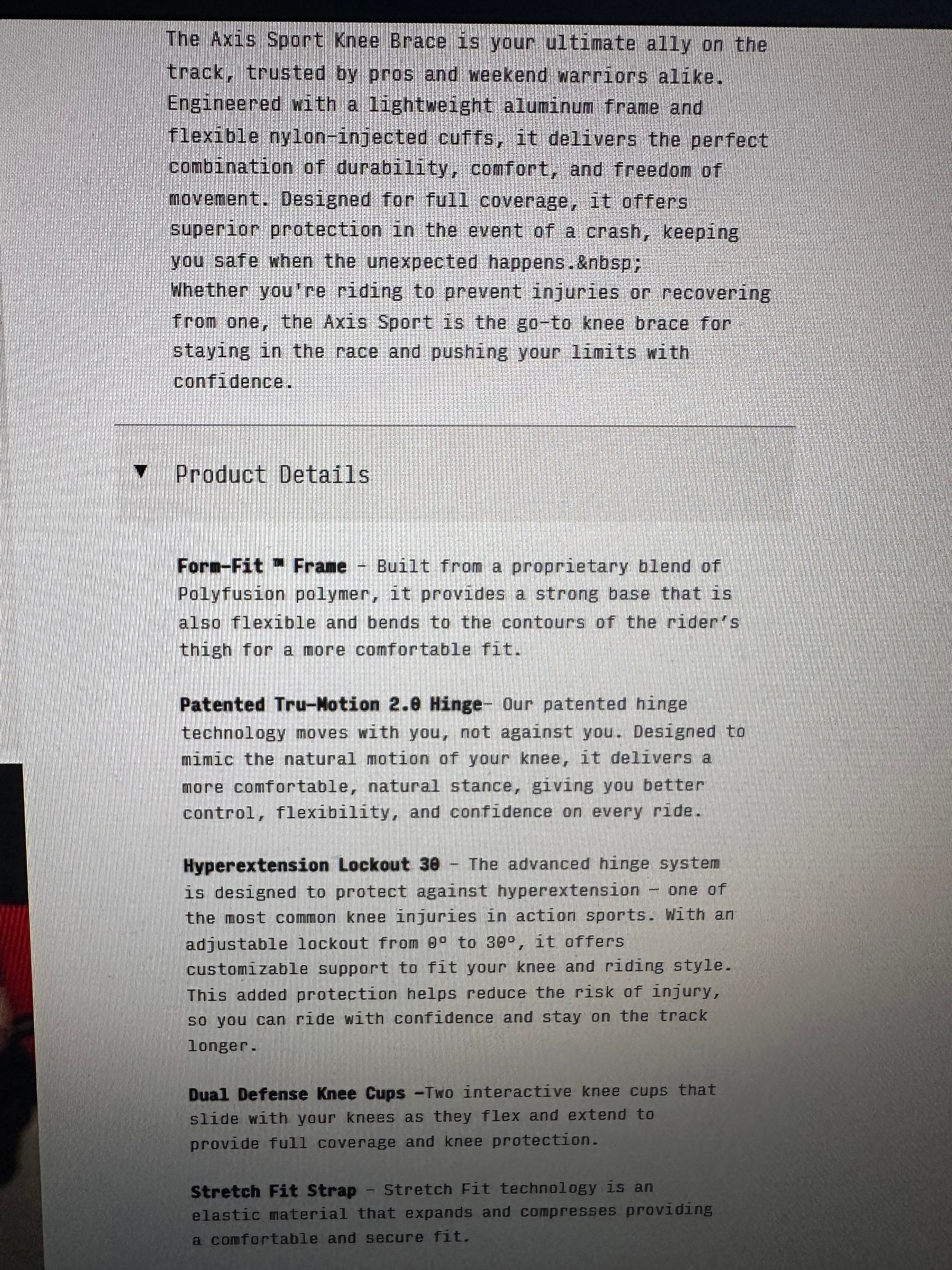 NEW EVS Large Axis Sport 40th Anniversary Knee Braces