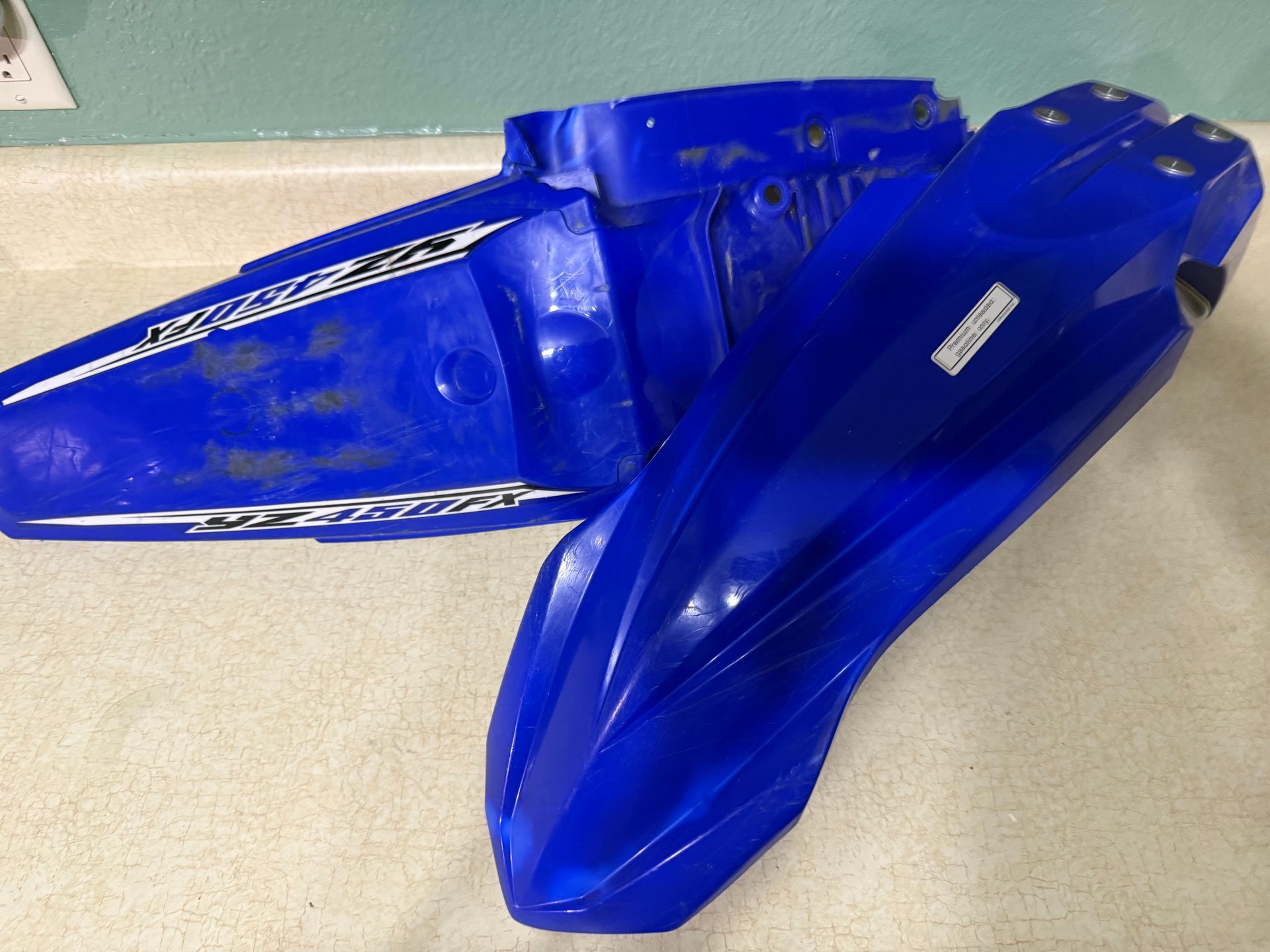 2017 Yamaha YZ 450FX OEM Graphics And Full Plastics Set