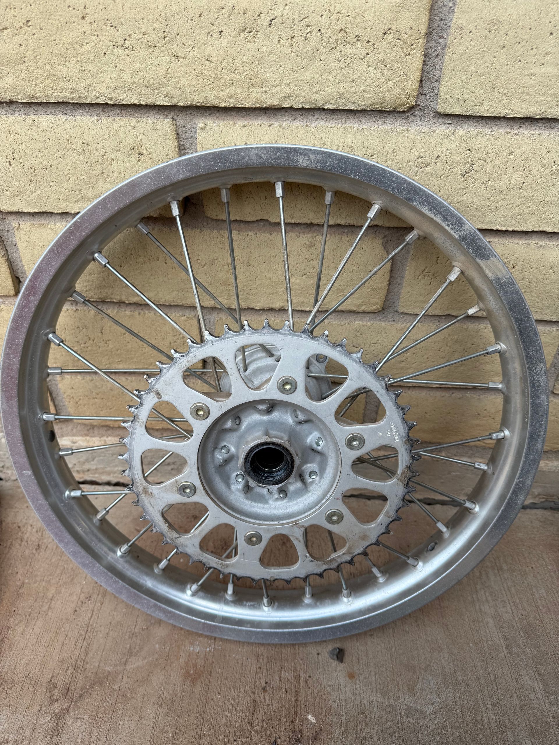 2002- 2007 Honda CR250R OEM  Complete Rear Rim 02-07  19x2.15