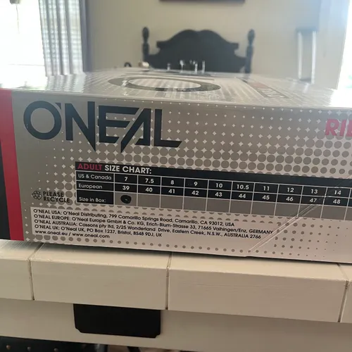 Oneal rider Boots Size 7