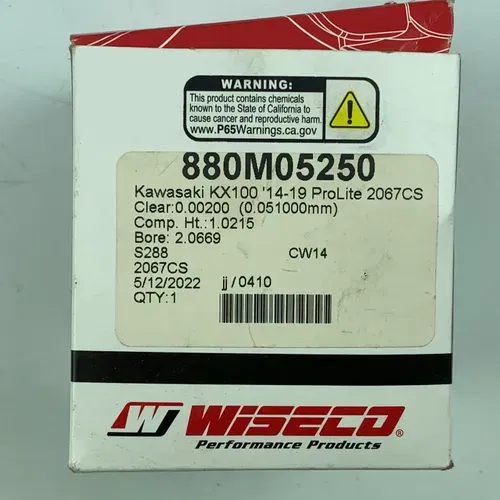 OEM 14-21 Kawasaki KX100 Cylinder / Power Valve / Head / Piston Assembly