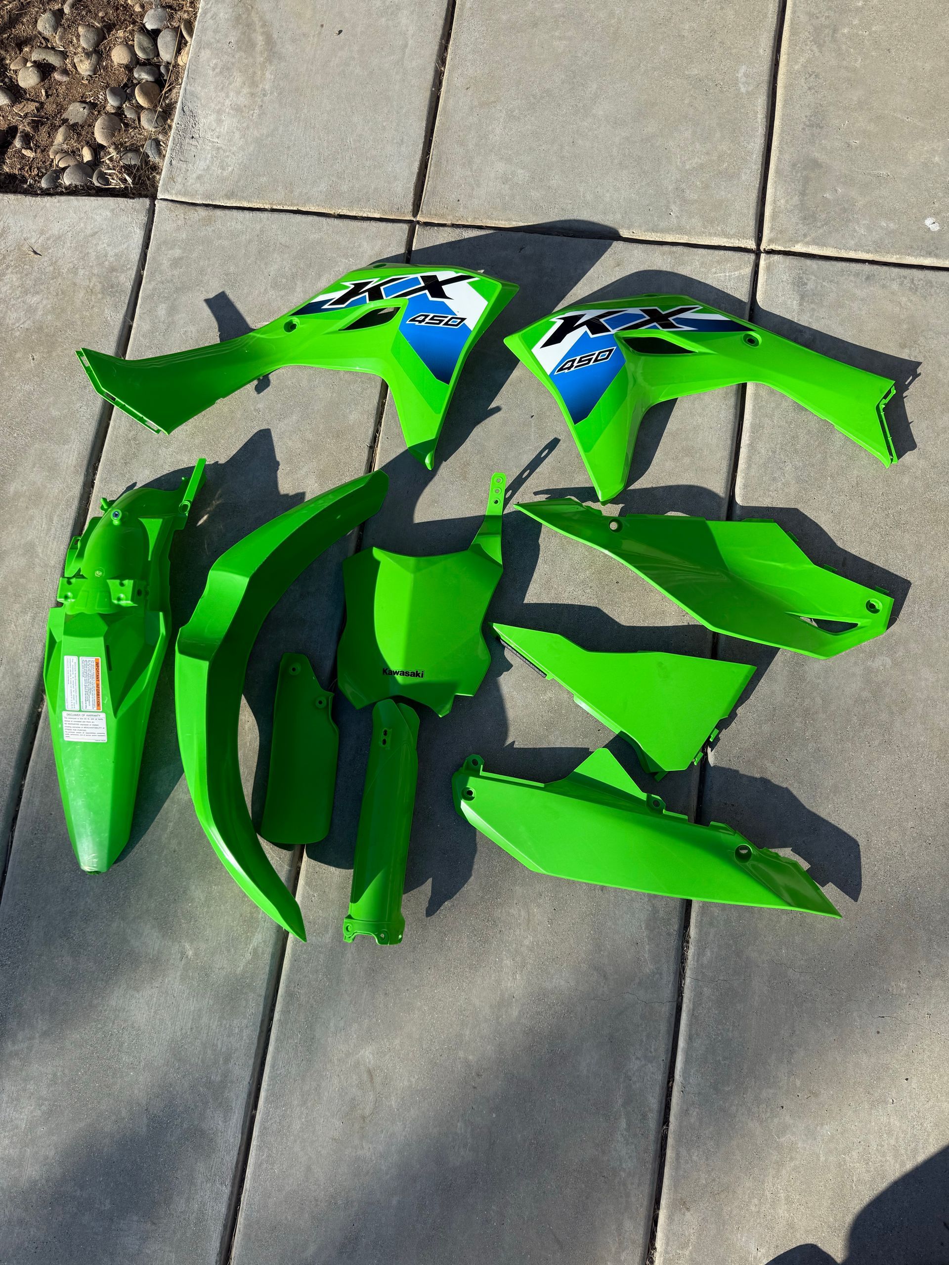 2026 Kawasaki KX450 OEM Plastics Kit