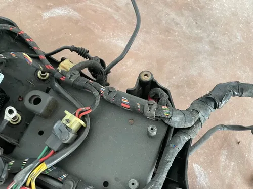 DUCATI oem  2003 999s BATTERY BOX, SELENOID, MOTOR WIRING HARNESS, REGULATOR