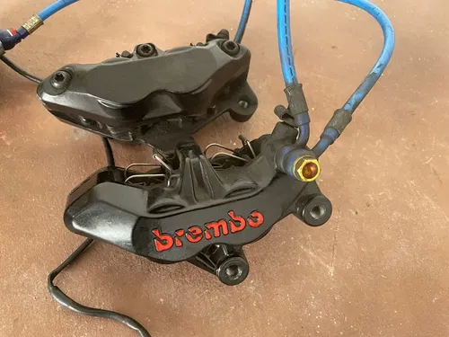 2003 DUCATI 999 OEM RIGHT LEFT FRONT BRAKE CALIPER SET PAIR CALIPERS