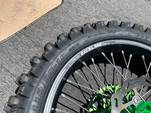 2024 KX250 Kite Rear Wheel Excel A60 Rim Hub Kawasaki RENTHAL SPROCKET kx250f kx