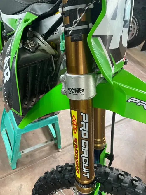 Showa A-Kit forks Shock clamps  Kawasaki 2024 Kx250f from Team Pro Circuit #2