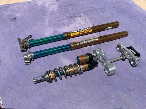 Showa A-Kit forks Shock clamps  Kawasaki 2024 Kx250f from Team Pro Circuit #2
