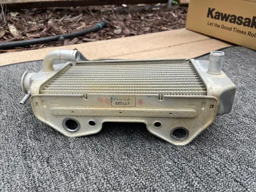 2024 KAWASAKI KX250F KX 250 F RIGHT SIDE RADIATOR RAD NO LEAKS #5